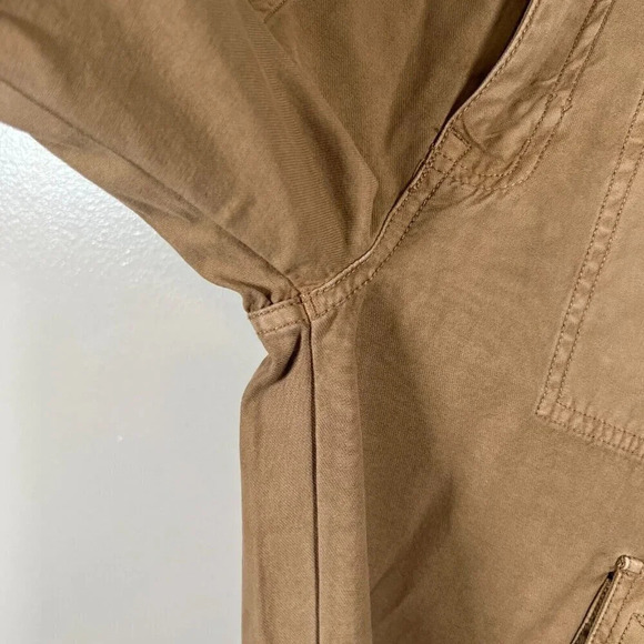Madewell Low Slung Straight Cargo Pants Size 24 Brown Garment Dyed Slouchy - Picture 7 of 9